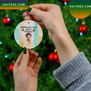 Harry Styles Christmas Wishing You A Very Christmas Ornament