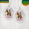 Have A Holly Dolly Xmas Tree Hanging Christmas Ornament