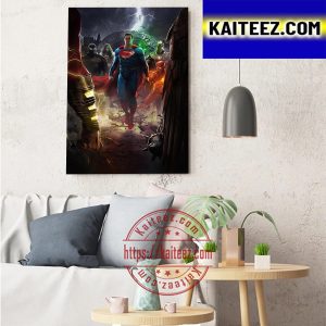 Henry Cavill As Superman Welcome Back Art Decor Poster Canvas