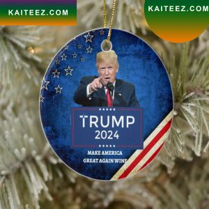 Hot Christmas Trump 2024 Christmas Ornament