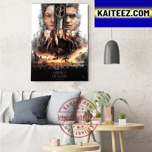 House Of The Dragon Episode 7 Coming Soon Art Decor Poster Canvas