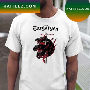 House Targaryen Fire Blood House of the Dragon T-Shirt