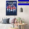 Houston Astros Are American League Champs And 2022 World Series Bound Art Decor Poster Canvas