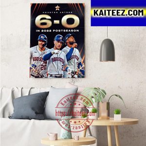 Houston Astros Are Approaching Warp Speed In 2022 MLB Postseason Art Decor Poster Canvas
