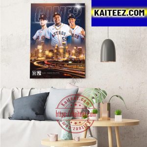 Houston Astros Game 2 Back To Work Art Decor Poster Canvas