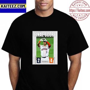 Houston Astros Get The Win In H Town Final Score Vintage T-Shirt