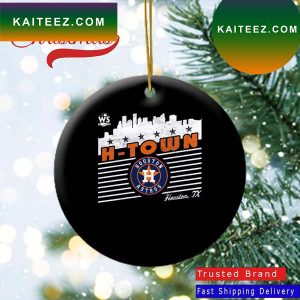 Houston Astros Majestic Threads 2022 World Series Local Lines Tri-Blend Ornament