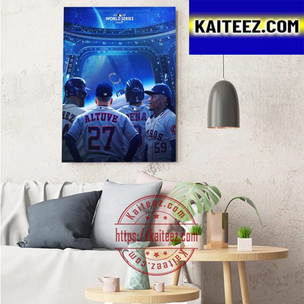 Houston Astros Vs Philadelphia Phillies Game 1 2022 MLB World Series Art Decor Poster Canvas