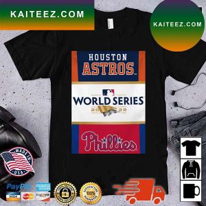 Houston Astros Vs. Philadelphia Phillies WinCraft 2022 World Series T-Shirt