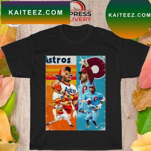 Houston Astros and Philadelphia Phillies Two teams with elite retro uniforms going for the ultimate prize in the WorldSeries T-shirt