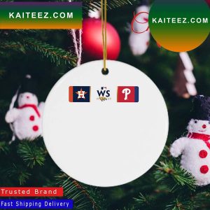 Houston Astros vs. Philadelphia Phillies MLB WinCraft 2022 World Series Matchup Ornament