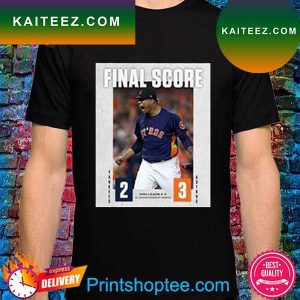 Houston astros handles business at home to take a final score lead in the 2022 alcs style T-shirt