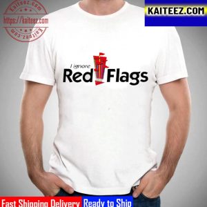 I Ignore Red Flags Logo Vintage T-Shirt