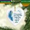 I Love You Daughter Hearts Christmas Ornament