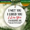I’M Laying On Your Present Sexy Santa Funny Christmas Ceramic Ornament