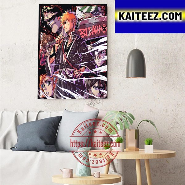 Ichigo Kurosaki Bleach Thousand Year Blood War Art Decor Poster Canvas