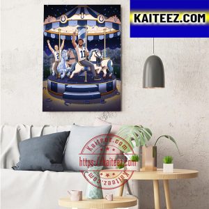 Indianapolis Colts Are Riding Away Art Decor Poster Canvas