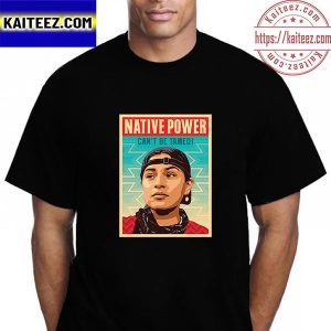 Indigenous Peoples Day Native Power Cant Be Tamed Vintage T-Shirt