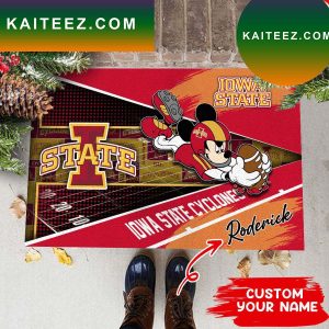Iowa State Cyclones NCAA2 Custom Name For House of real fans Doormat