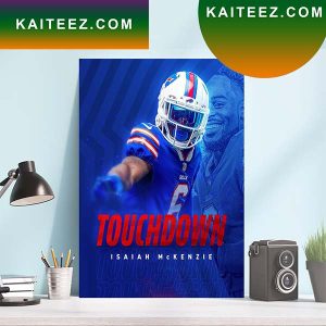 Isaiah McKenzie Buffalo Bills NFL Touchdown Style Poster