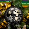 Jack And Sally Nightmare Before Christmas Love You To The Moon Galaxy Mica Circle Ornament Perfect Gift For Holiday