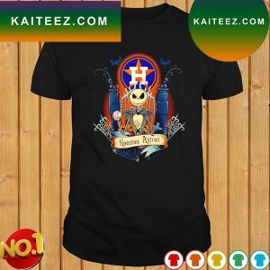 Jack Skellington Houston Astros Halloween 2022 T-shirt