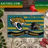 Jacksonville Jaguars NFL Custom Name House of fans Doormat