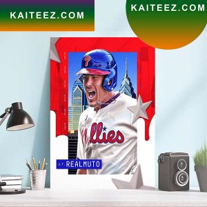 Jacob Tyler Realmuto Gives The Philadelphia Phillies The Lead MLB World Series Style Poster