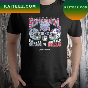 January 31 1993 superbowl Dallas Cowboys and Buffalo Bills T-shirt