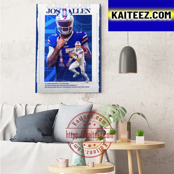 Josh Allen Buffalo Bills Is Special Go Bills Bills Mafia Art Decor Poster Canvas