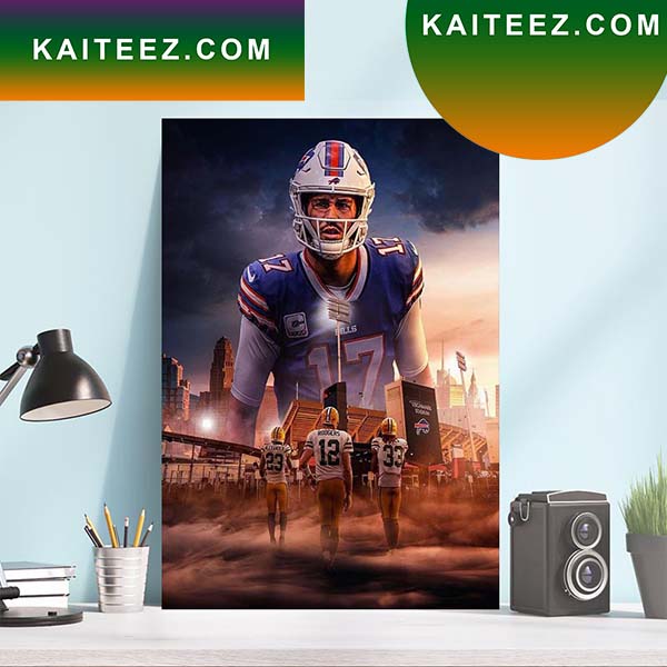 Buffalo Bills vs Los Angeles Rams NFL 2022 Kickoff Poster Canvas