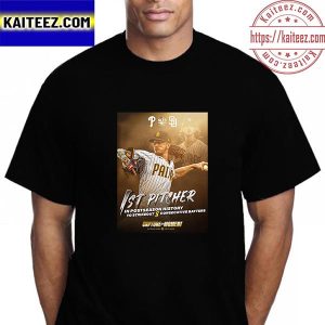 Josh Hader Of San Diego Padres Making History 1st Pitcher In Postseason History Vintage T-Shirt