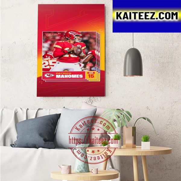 Kansas City Cheifs Patrick Mahomes It Is Wallpaper Wednesday Time Chiefs Kingdom Art Decor Poster Canvas