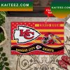 Kansas City Chiefs NFL Custom Name House of fans  Doormat