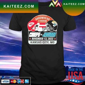 Kansas City Chiefs vs Jacksonville Jaguars November 13 2022 Kansas City MO T-shirt