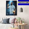 Karim Benzema Is France Player Winner 2022 Ballon D’Or Art Decor Poster Canvas