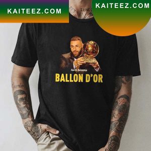 Karim Benzema Real Madrid 2022 Ballon Dor Winner Congrats Fan Gifts T-Shirt
