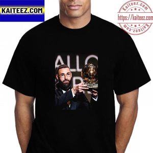 Karim Benzema Real Madrid The 2022 Ballon Dor Award Vintage T-Shirt