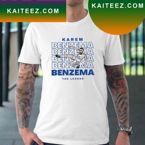 Karim Benzema The Legend Real Madrid Fan Gifts T-Shirt