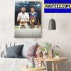 Karim benzema Winning The Ballon dOr At 34 Years Old Art Decor Poster Canvas