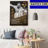 Karim benzema Winning The Ballon dOr At 34 Years Old Art Decor Poster Canvas