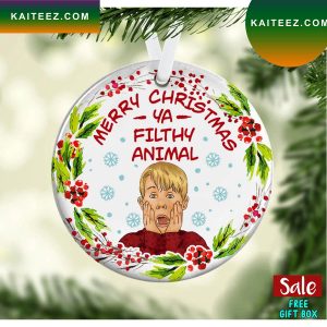 Kevin Mccallister Home Alone Merry Christmas Ya Filthy Animal Christmas Ornament