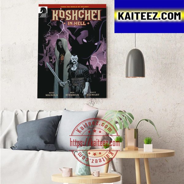 Koshchei In Hell From The World Of Hellboy Art Decor Poster Canvas