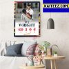 Kyle Wright On NLDS 2022 MLB Postseason Art Decor Poster Canvas
