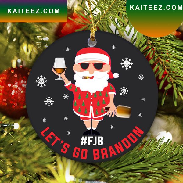 LGBFJB Lets Go Brandon Christmas Ornament