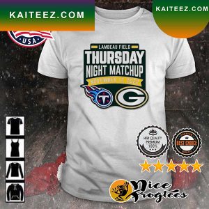 Lambeau Field Thursday Night Matchup Packers Vs. Titans November 17 2022 T-Shirt