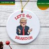 Lets Go Brandon 2022 Christmas Ornament Patriotic Gifts Funny Christmas Ornament