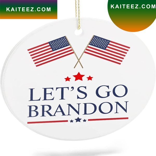 Lets Go Brandon 2022 Christmas Ornament