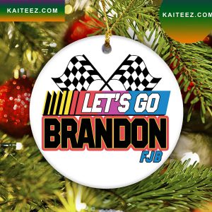 Lets Go Brandon 2022 Christmas Patriotic Gifts Christmas Ornament