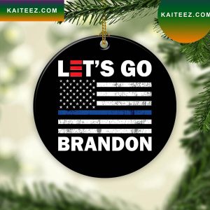 Lets Go Brandon 2022 Christmas Tree Gift Anti Biden Christmas Ornament
